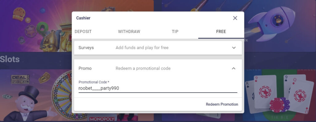 roobet promo code april 2020