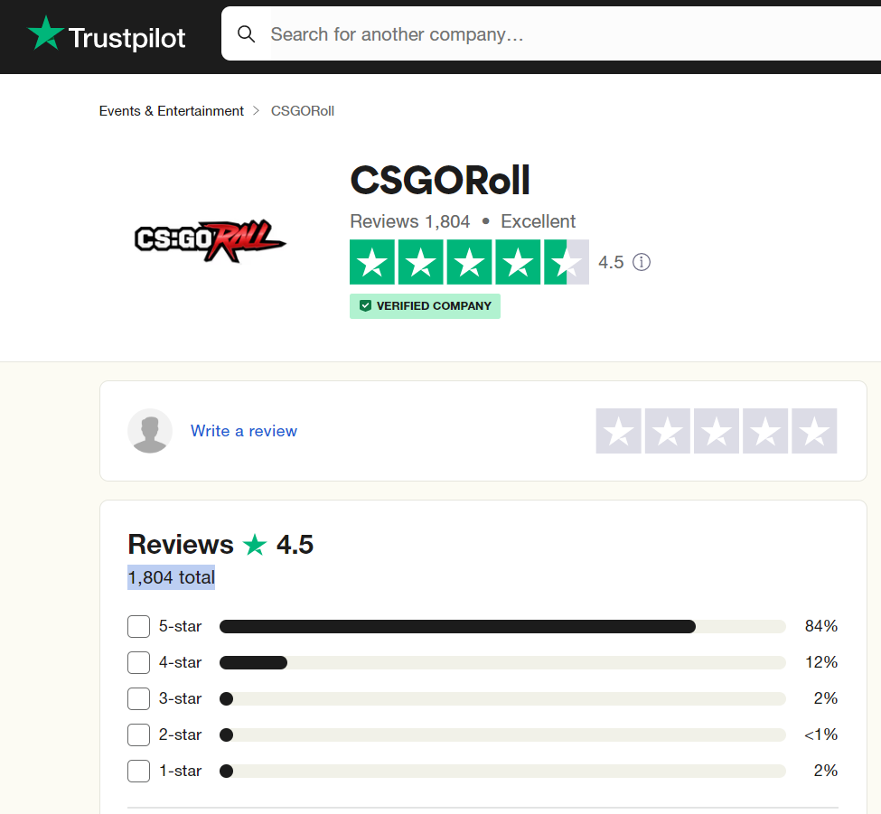 CSGO Roll reviews