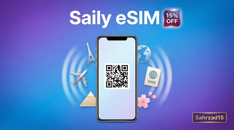 Saily eSIM Discount Code 2026: Use Sahrzad15 for 15% OFF Global Travel Data | Saily Promotion