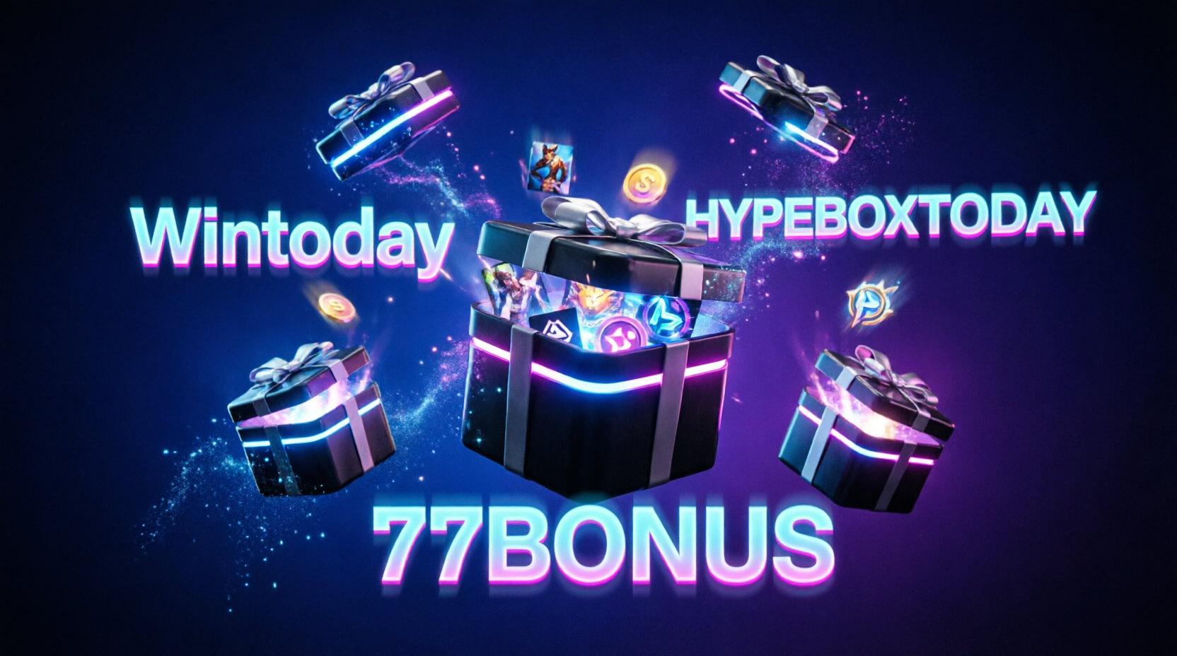 Hypedrop mystery box July 2026 codes : Wintoday , HYPEBOXTODAY , 77BONUS
